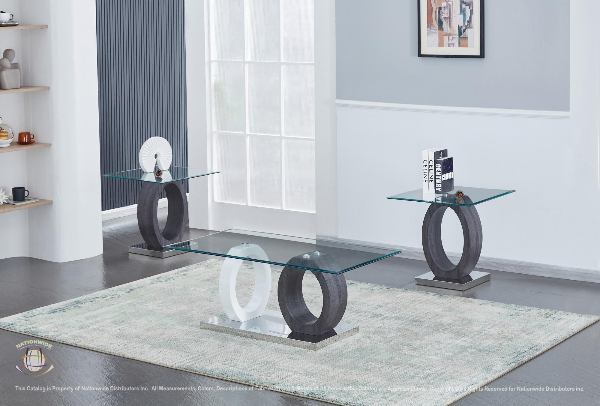 Coffee Table and 2 x End Table