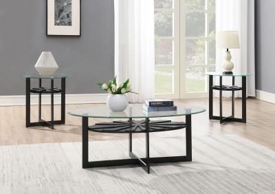 COFFEE TABLE - 2 END TABLES
