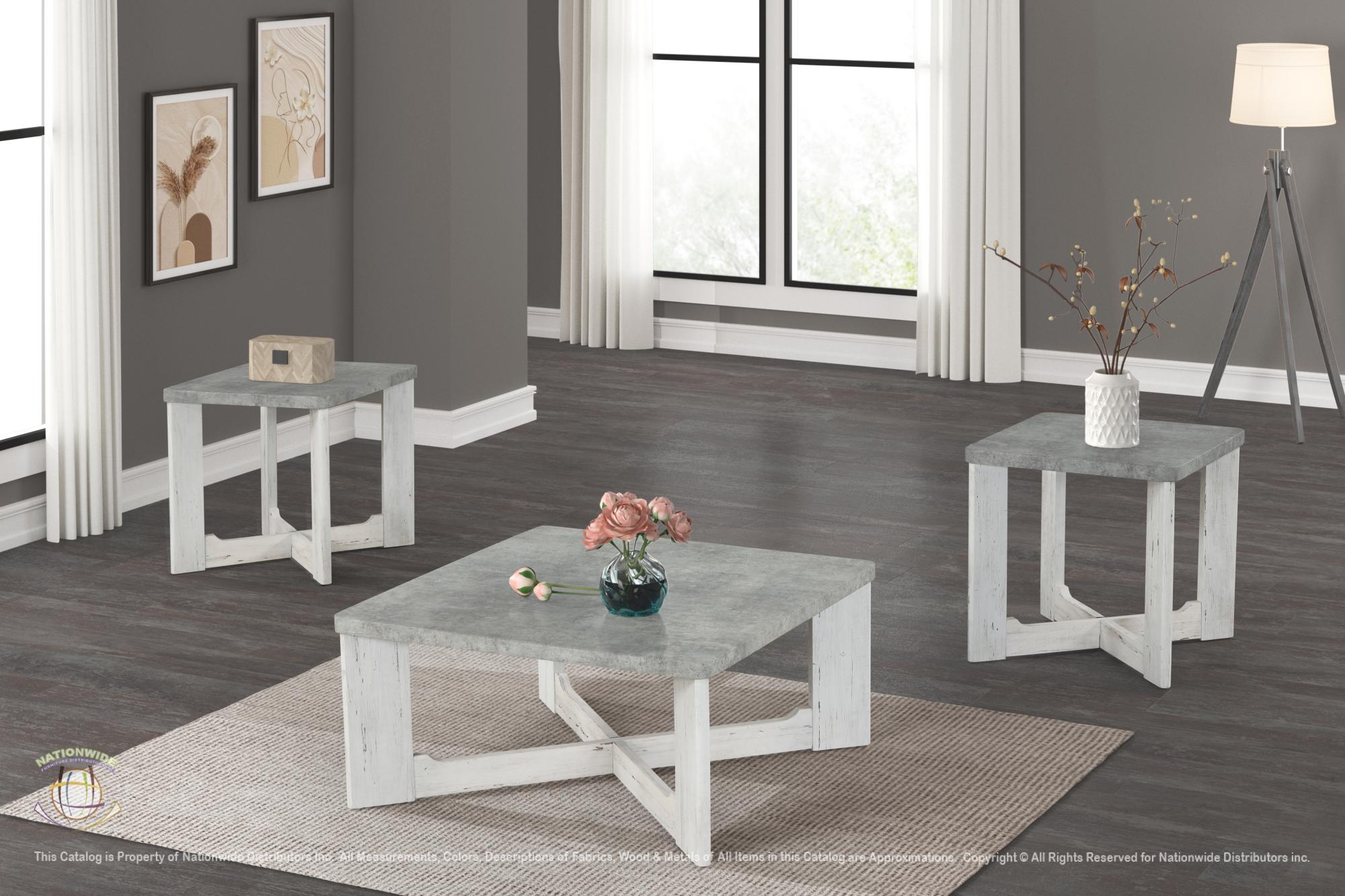 Cocktail & 2 End Tables
