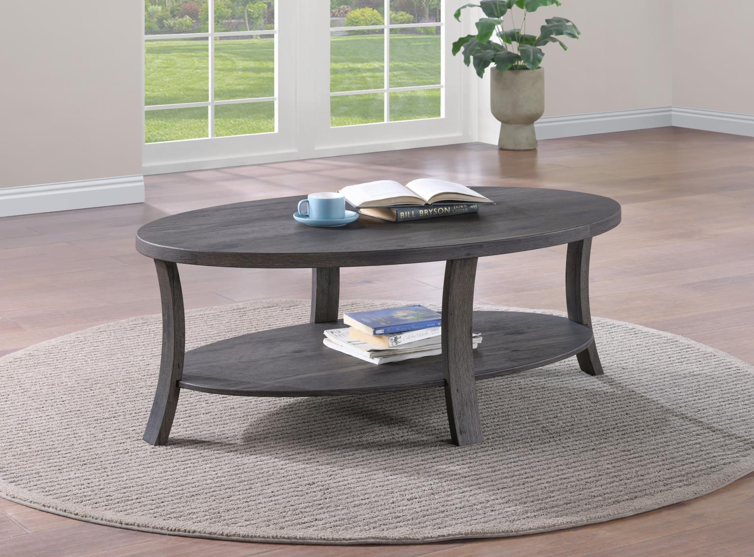 DARK BROWN 3 PK TABLE SET (3/CN) view 3