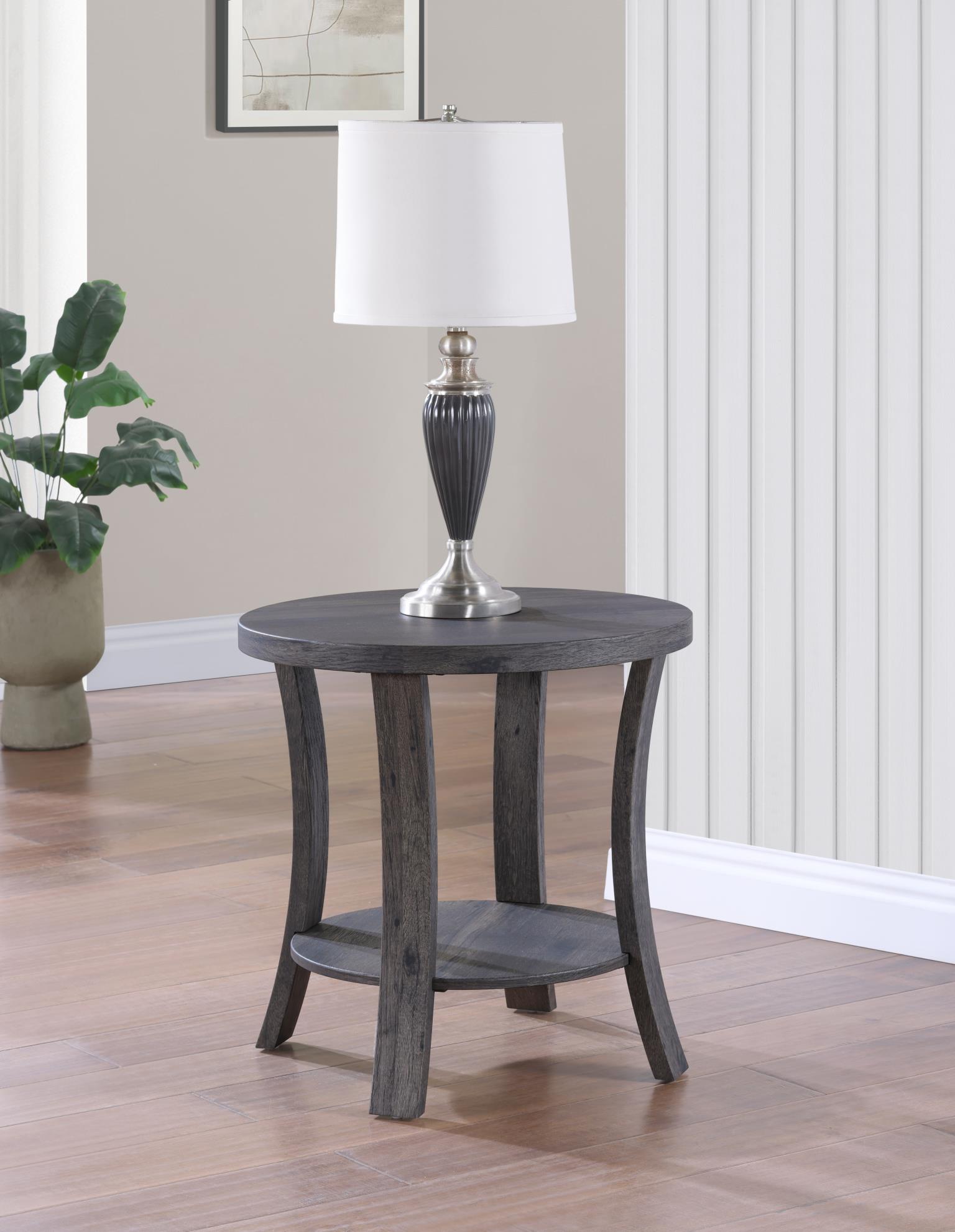 DARK BROWN 3 PK TABLE SET (3/CN) view 4