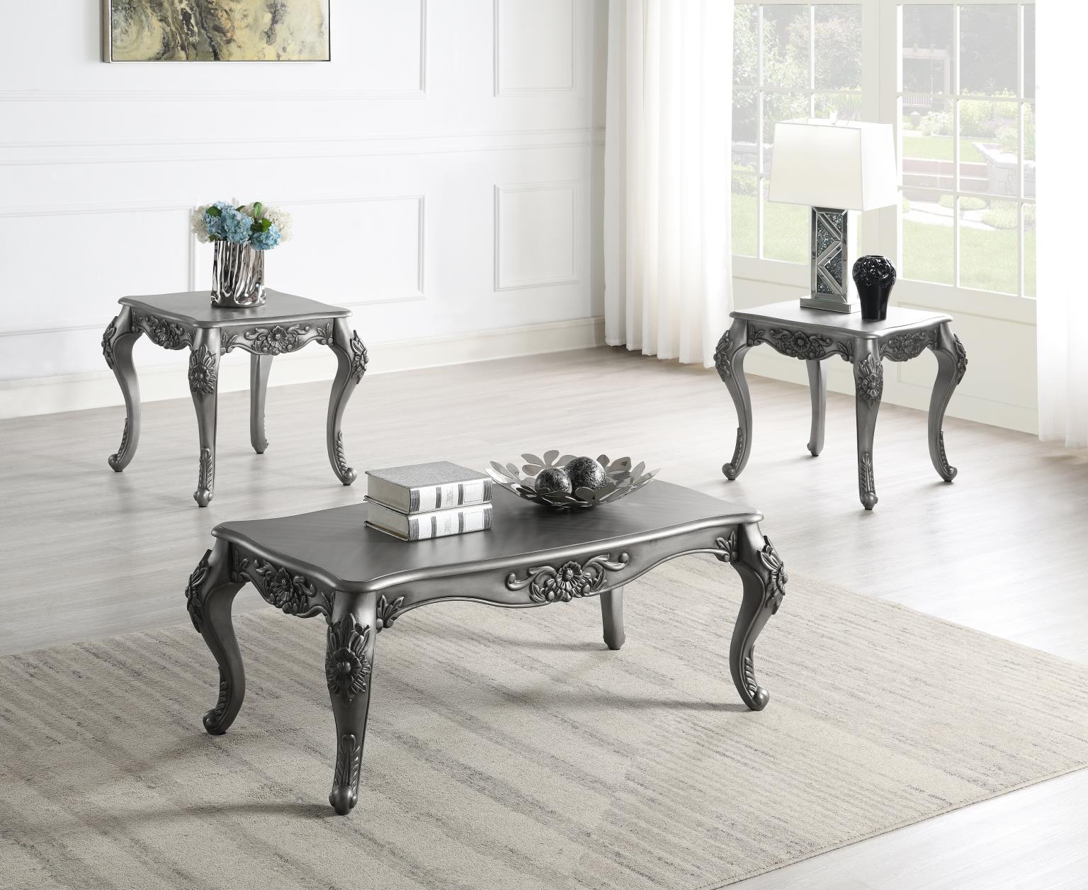 Coffee Table & 2 End Tables view 2