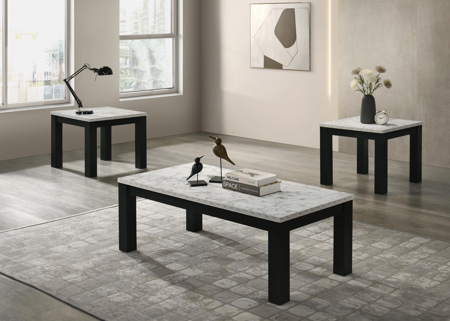 MELAMINE TOP 3 PK TABLE SET (3/CN) view 2
