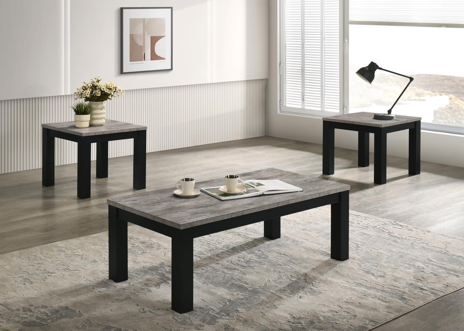 MELAMINE TOP 3 PK TABLE SET (3/CN) view 2
