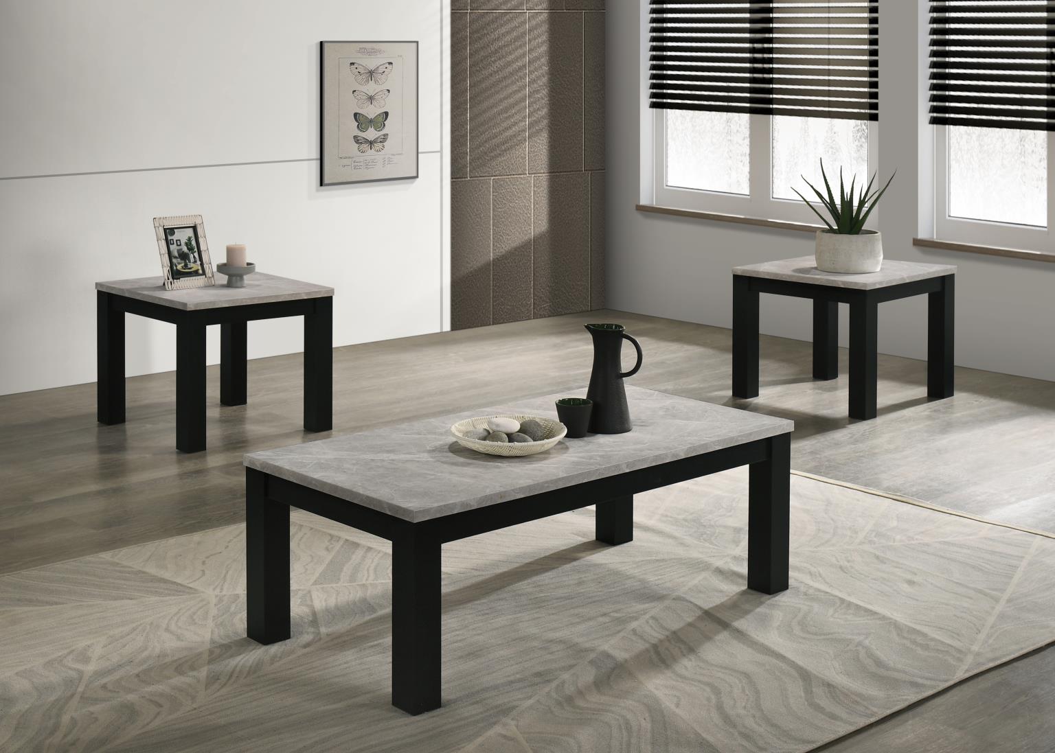 MELAMINE TOP 3 PK TABLE SET (3/CN) view 2