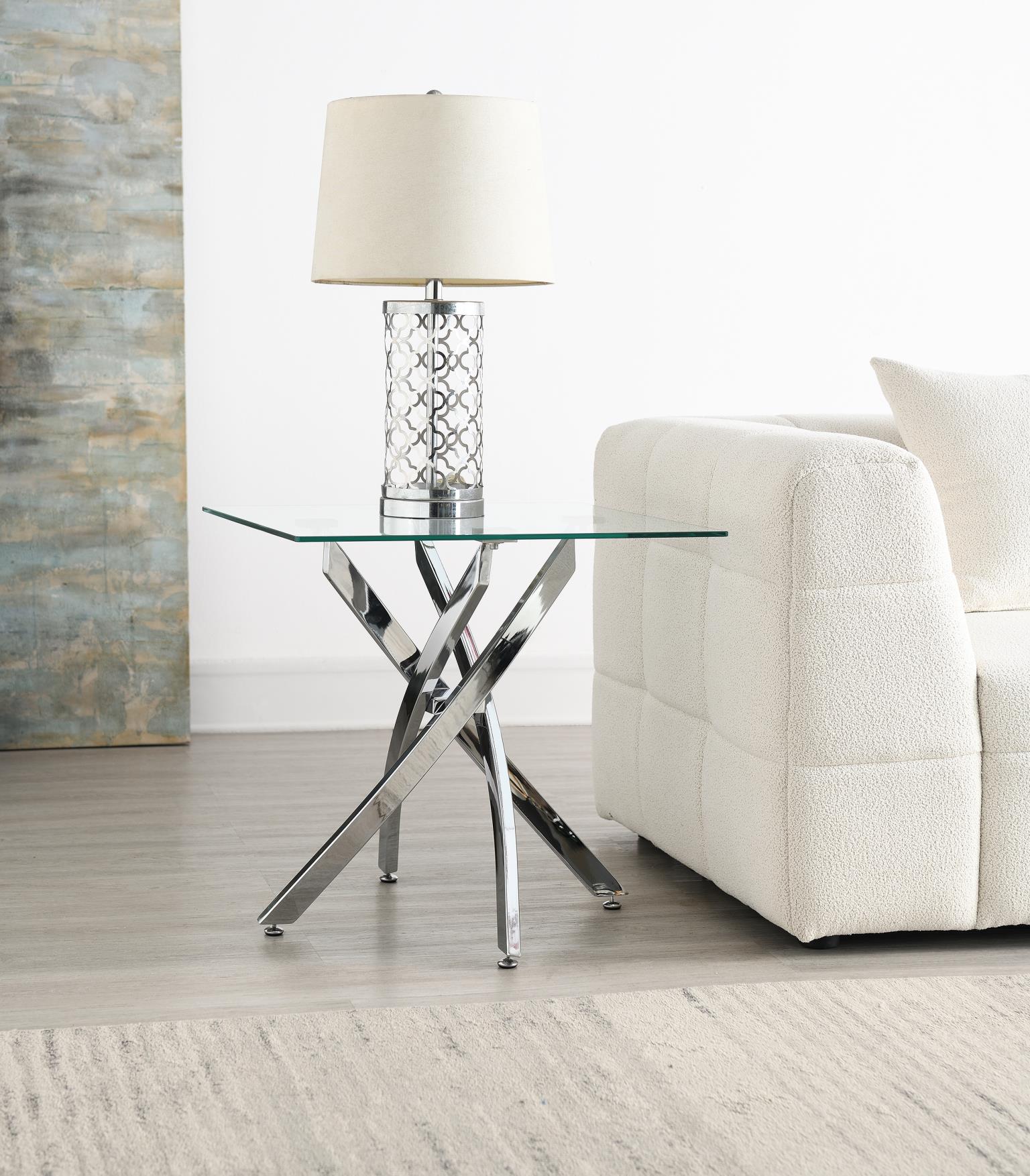 CHROME 3 PK TABLE SET (3/CN).. view 2