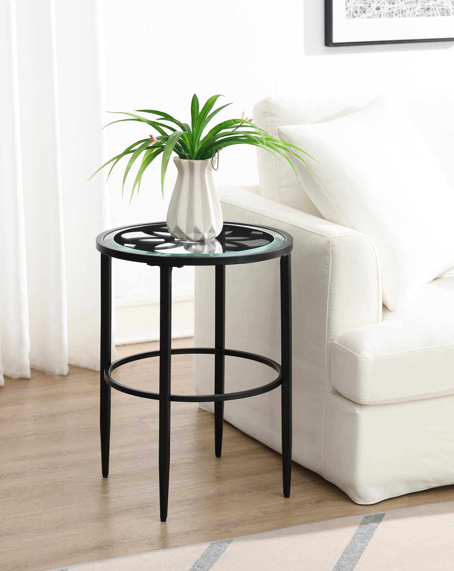 BLACK COFFEE TABLE & 2 END TABLE view 4