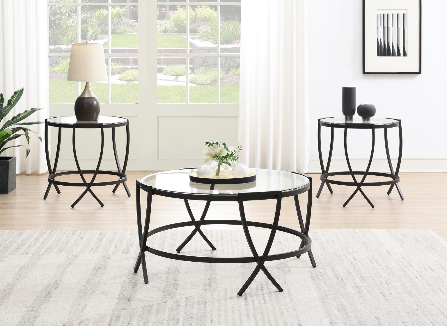 PEPPER  COFFEE TABLE & 2 END TABLE view 2