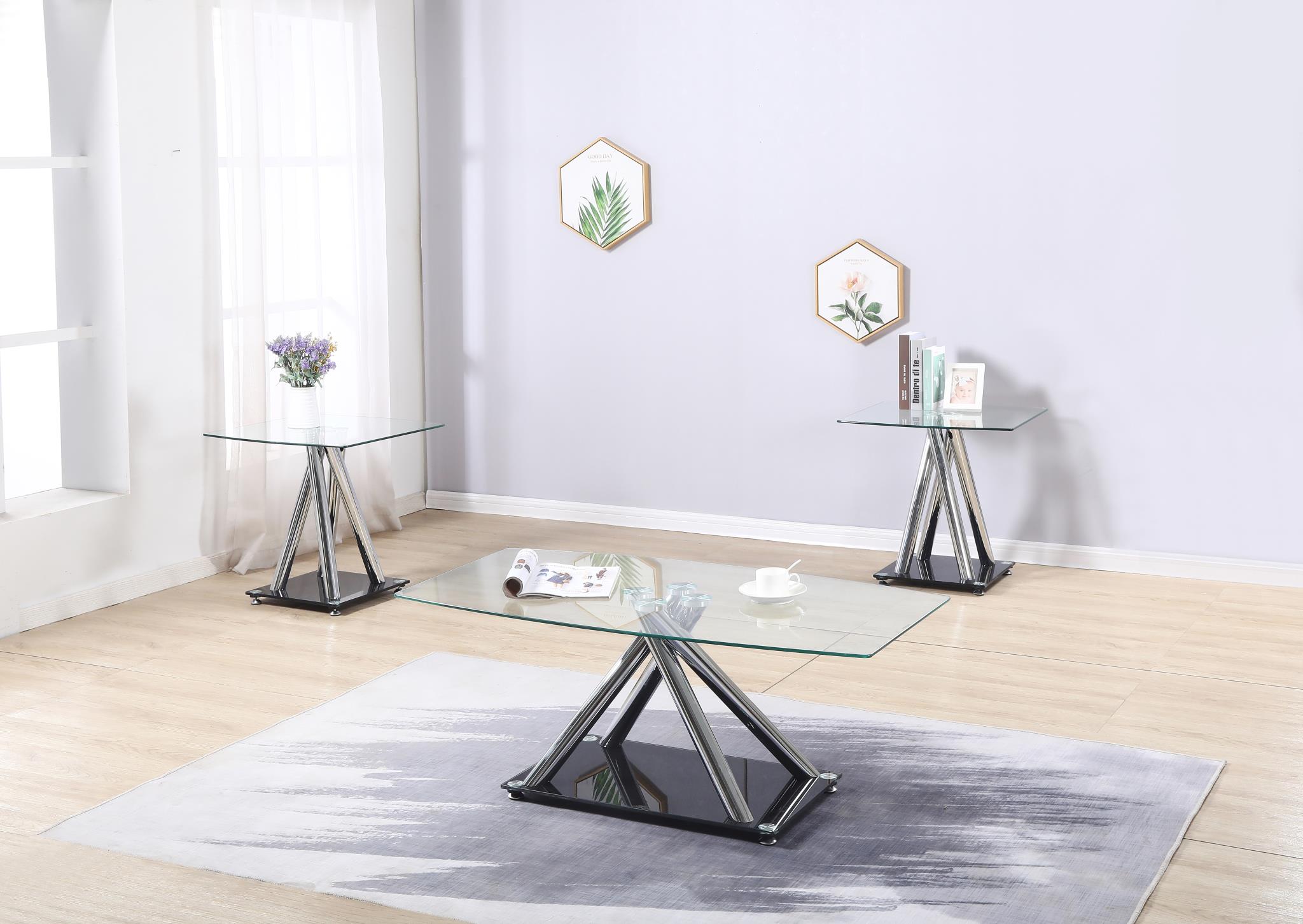 CHROME 3 PK TABLE SET (3/CN) view 2