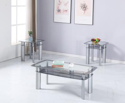 CHARCOAL 3 PK TABLE SET (3/CN)