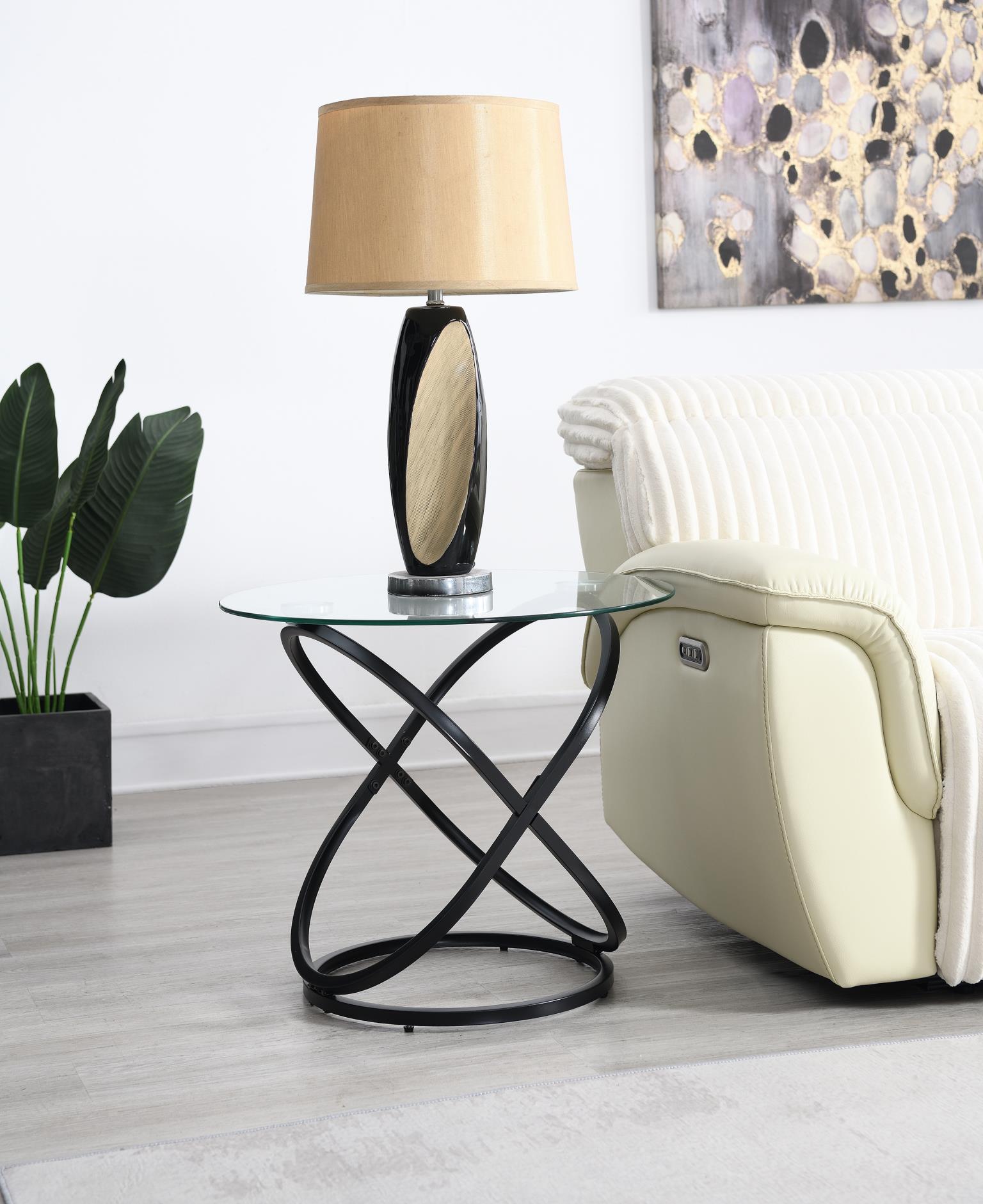 BLACK 3 PK TABLE SET (3/CN) view 4