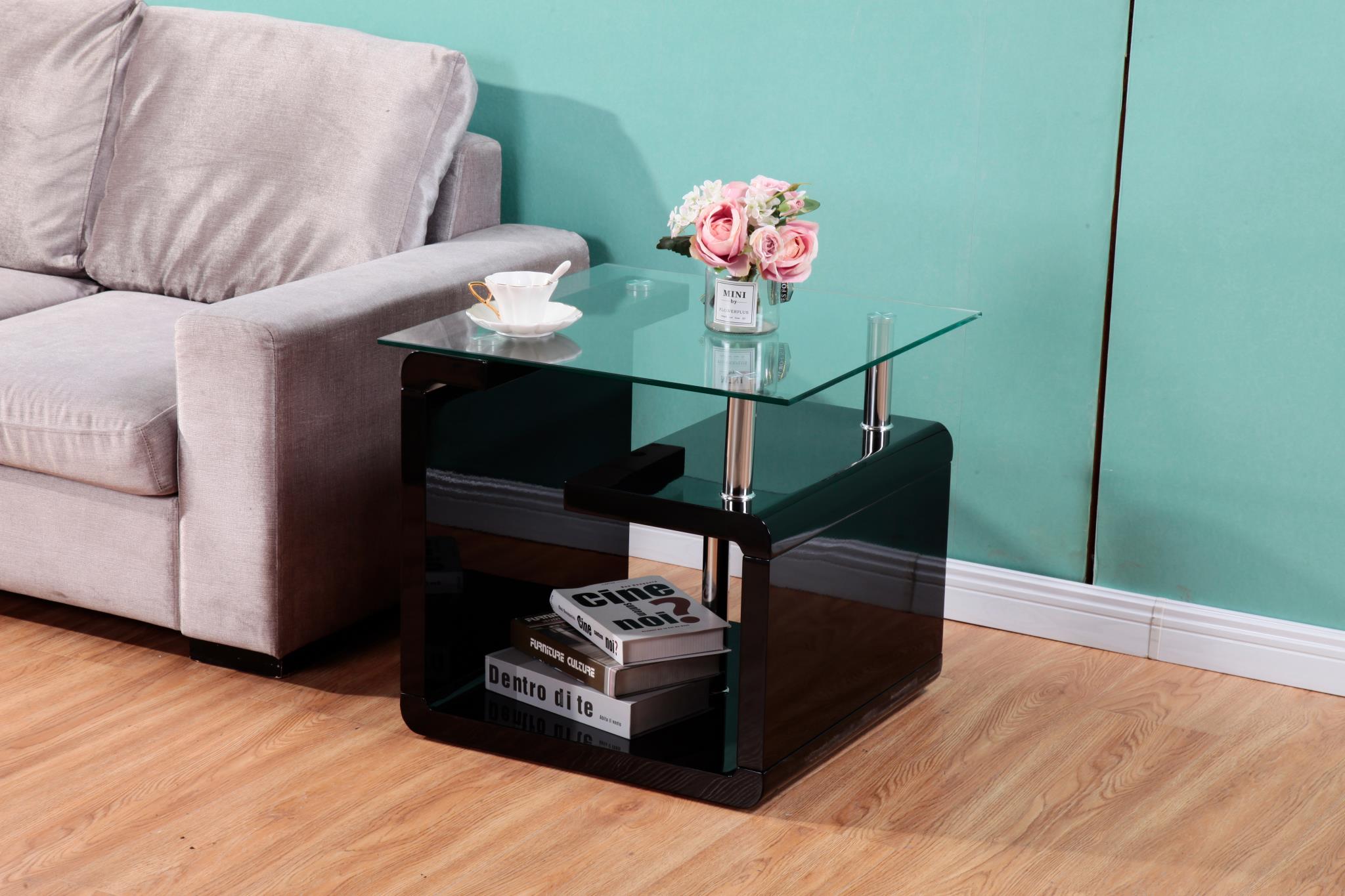 BLACK END TABLE view 2