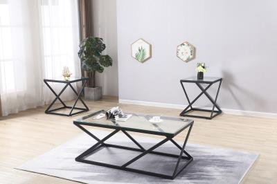 BLACK 3 PK TABLE SET (3/CN)