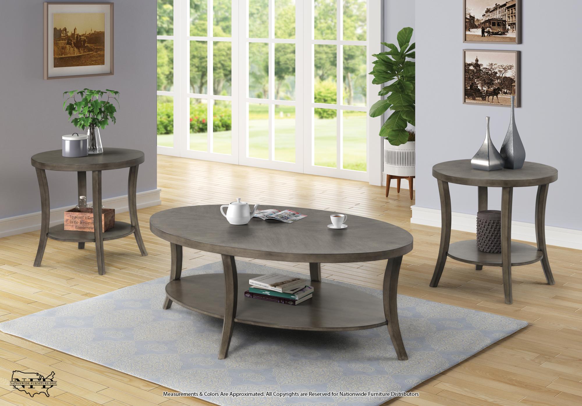 Cocktail & 2 End Tables