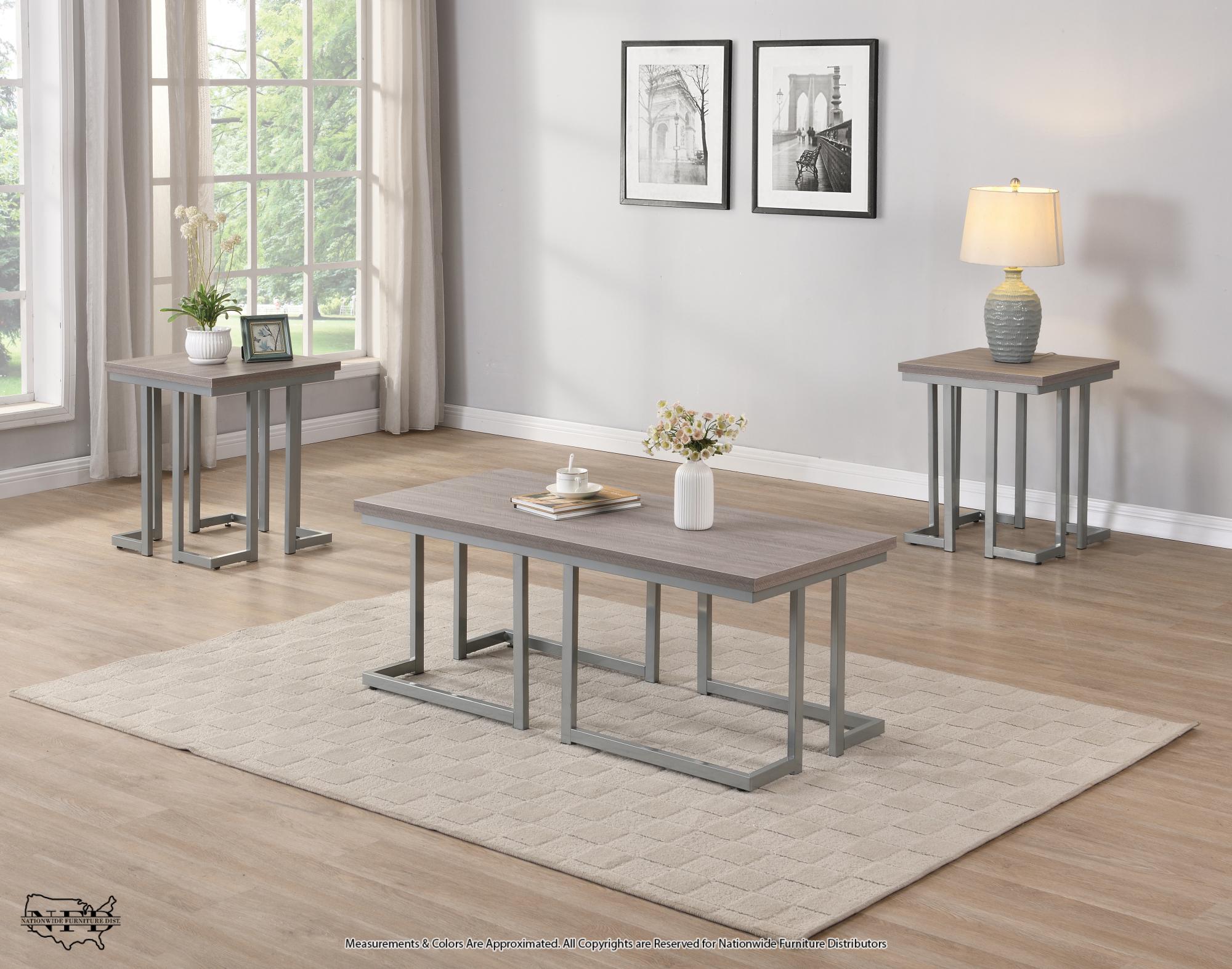 Cocktail & 2 End Tables