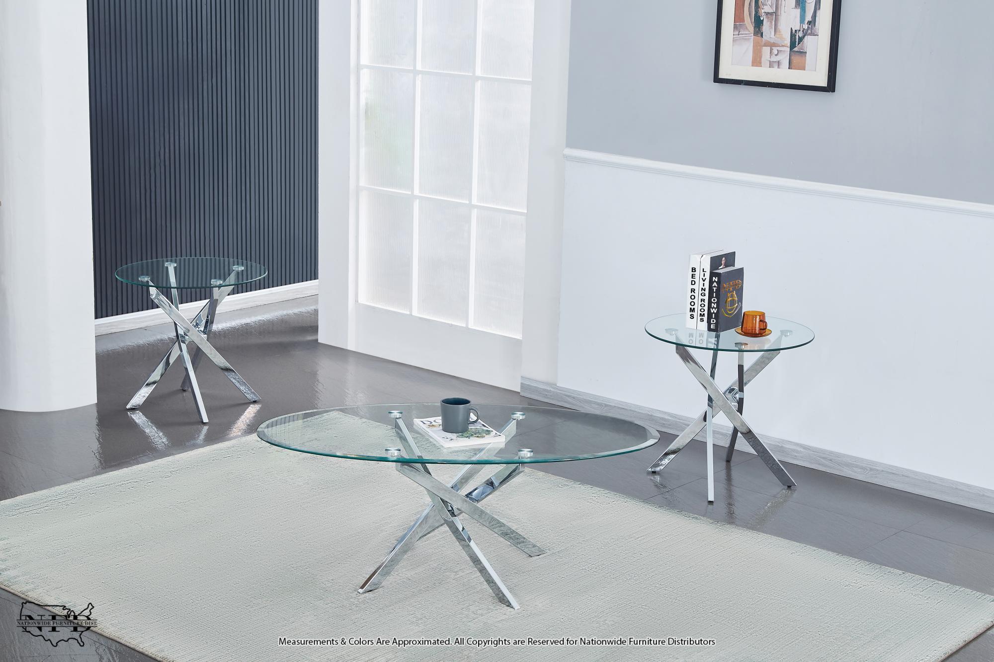 Cocktail & 2 End Tables