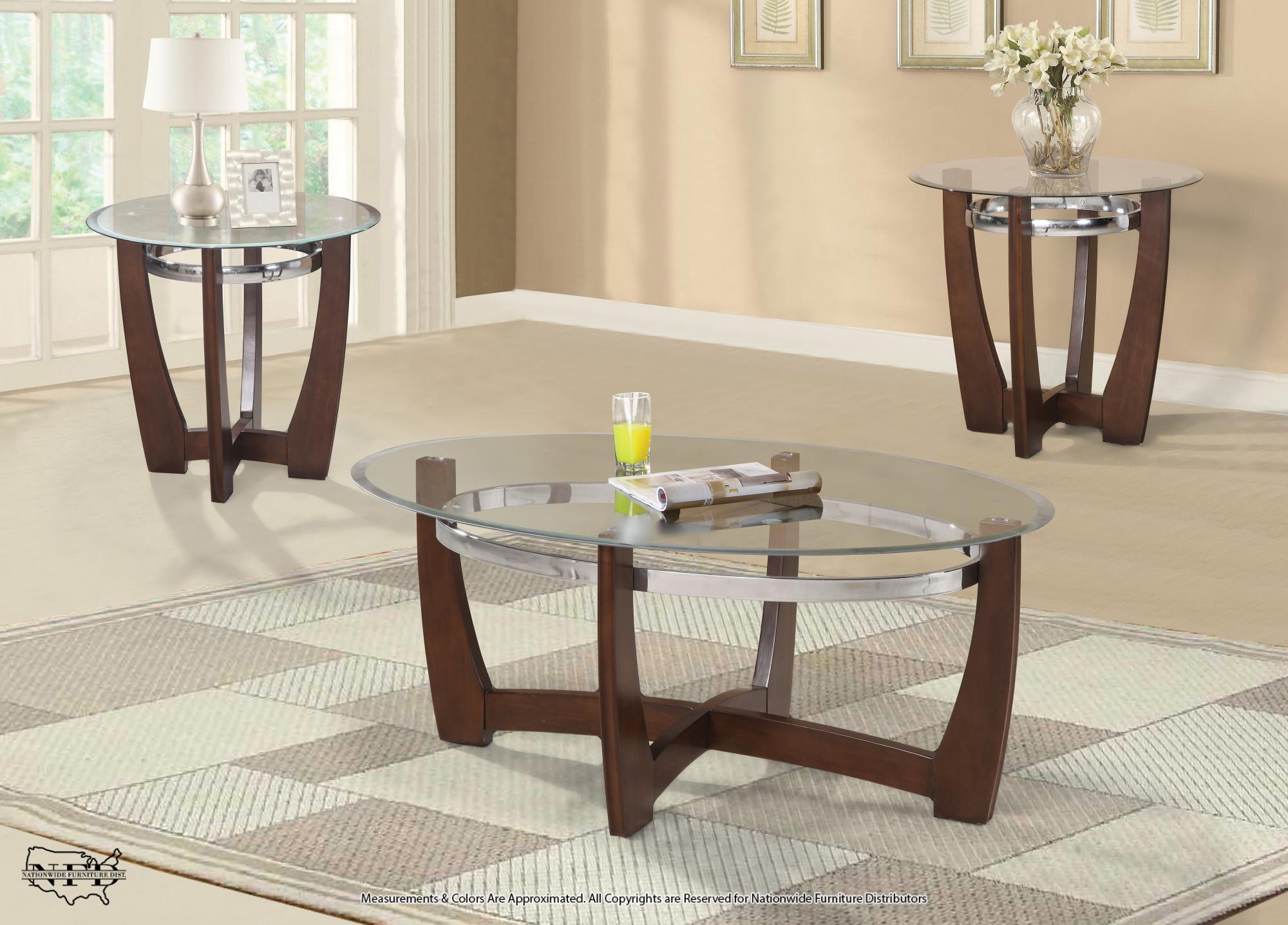 Cocktail & 2 End Tables