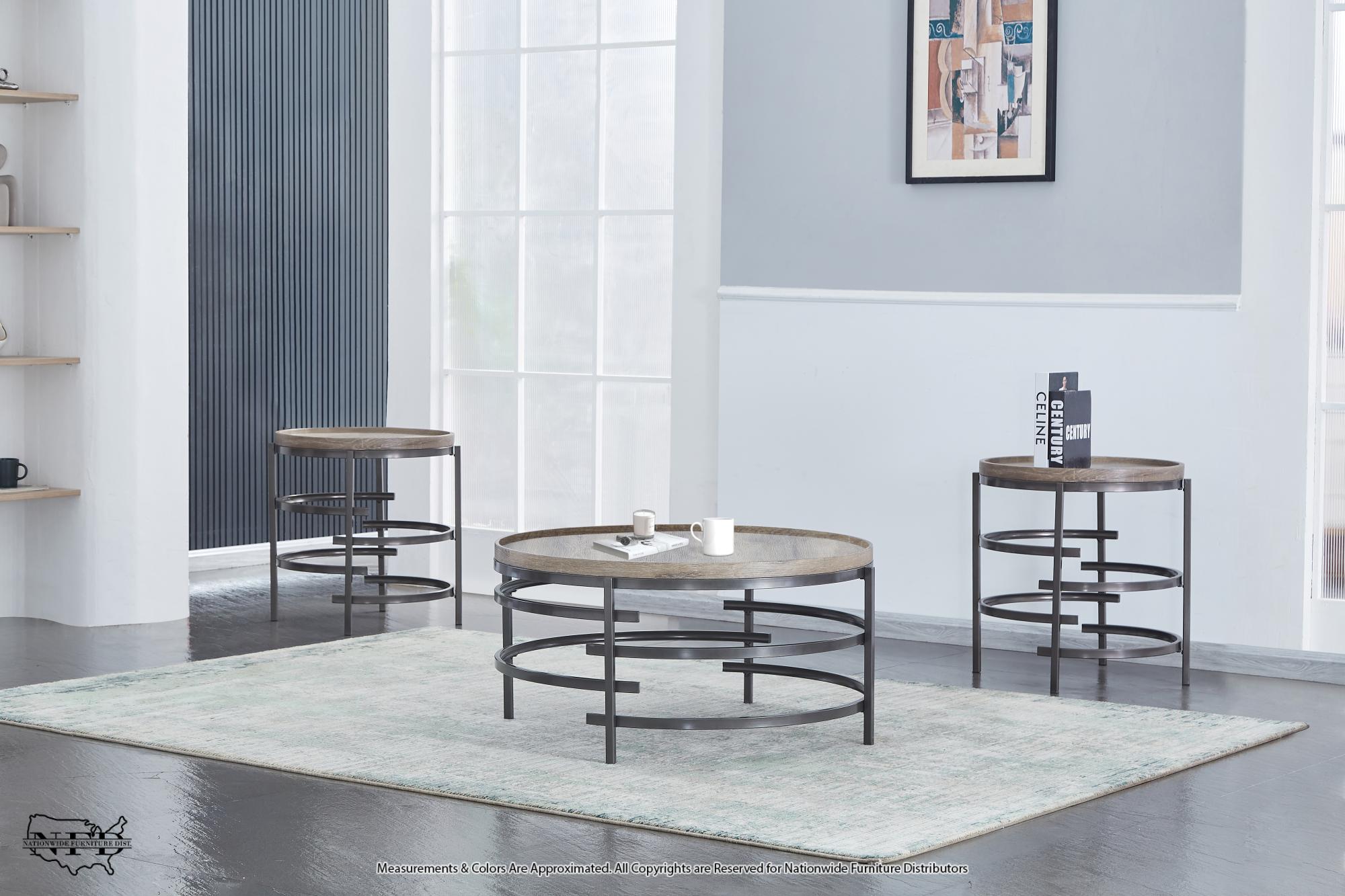 Cocktail & 2 End Tables