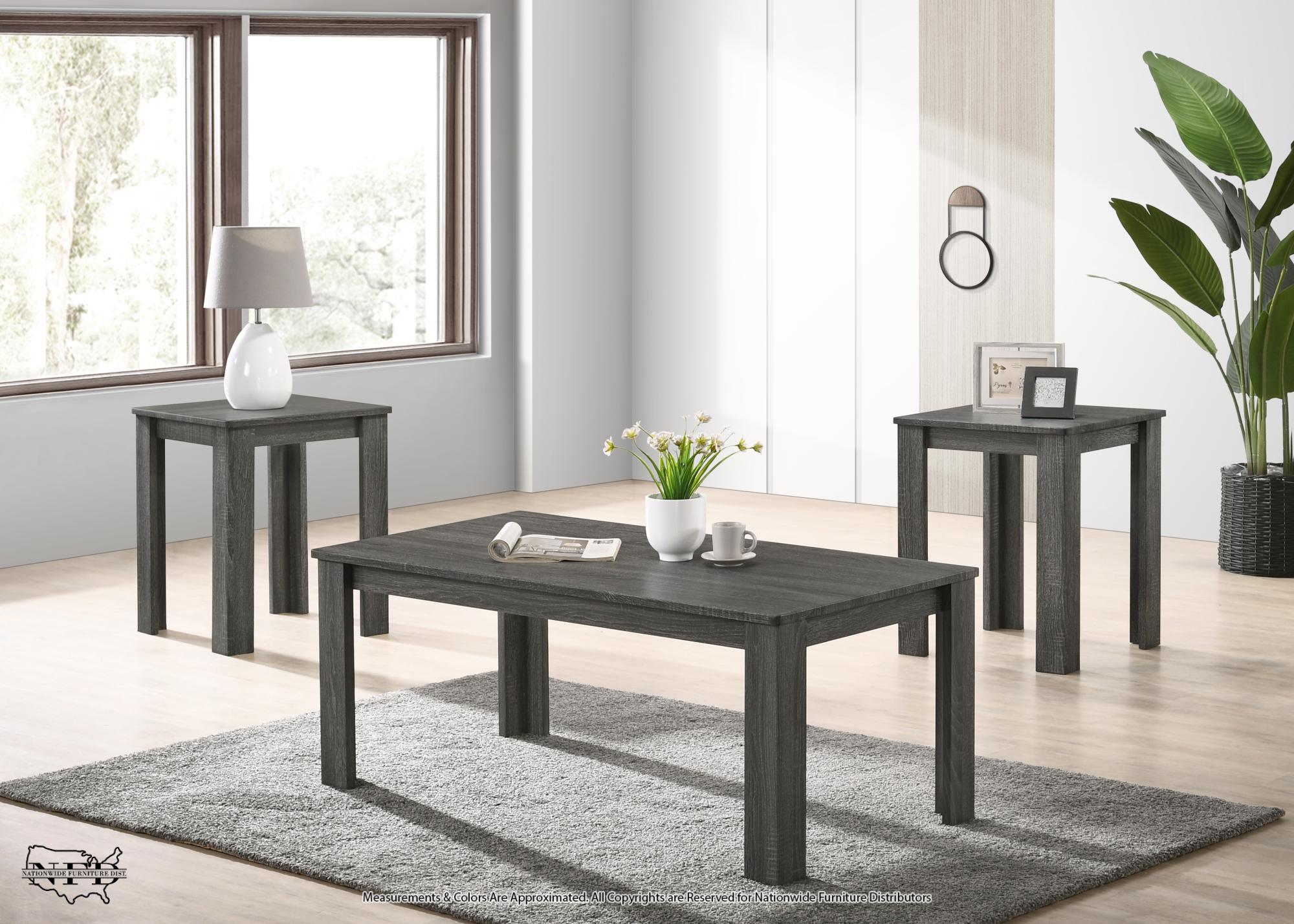 Cocktail & 2 End Tables