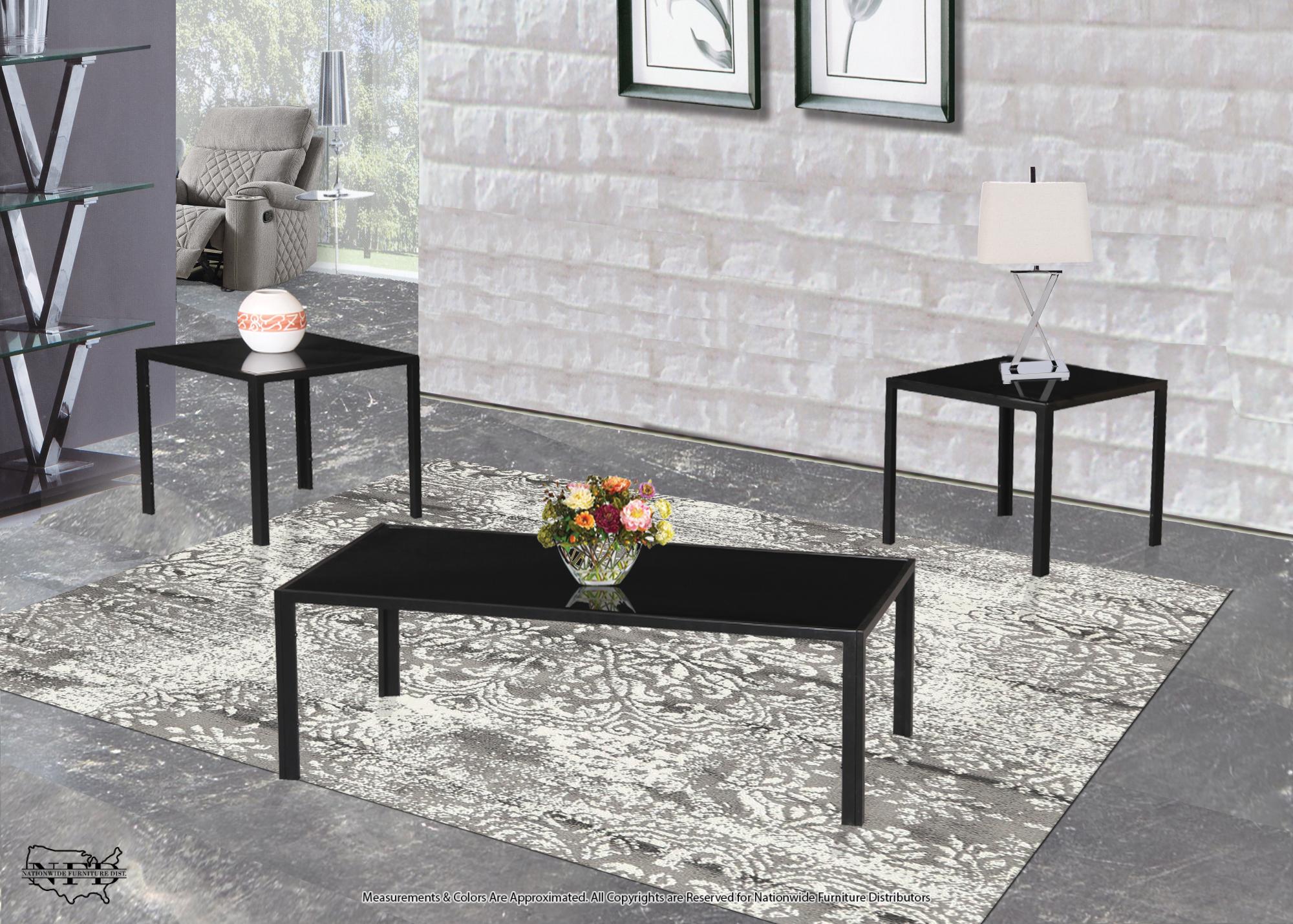 Cocktail & 2 End Tables