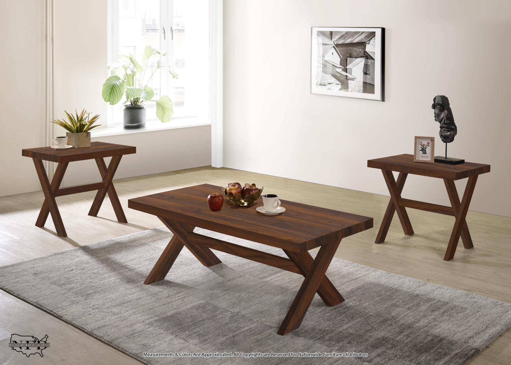 Cocktail & 2 End Tables