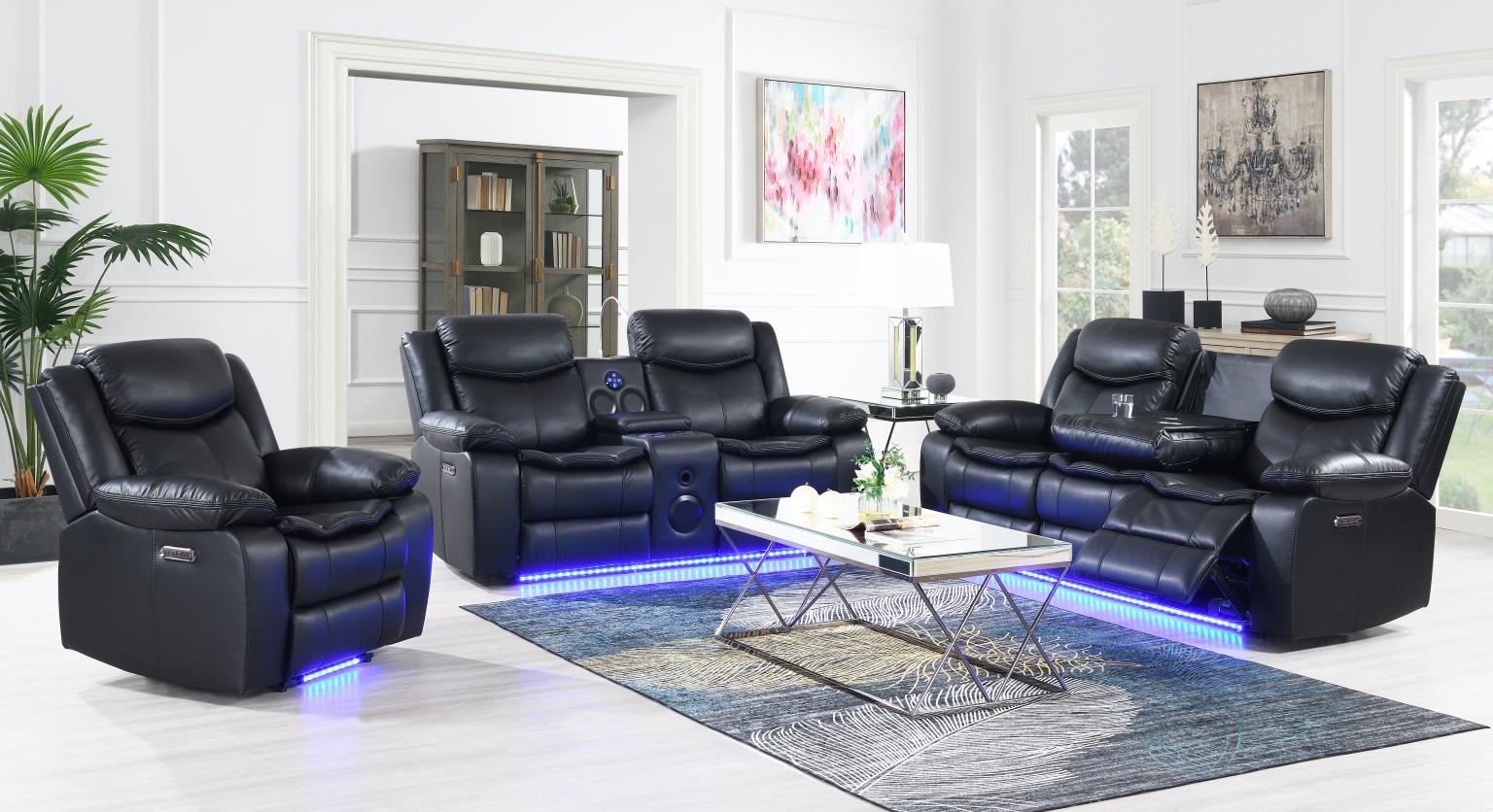 POWER RECLINING SOFA-POWER RECLINING LOVESEAT view 2