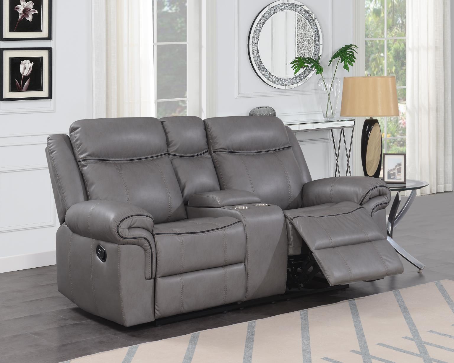 GRAY MOTION LOVESEAT view 2