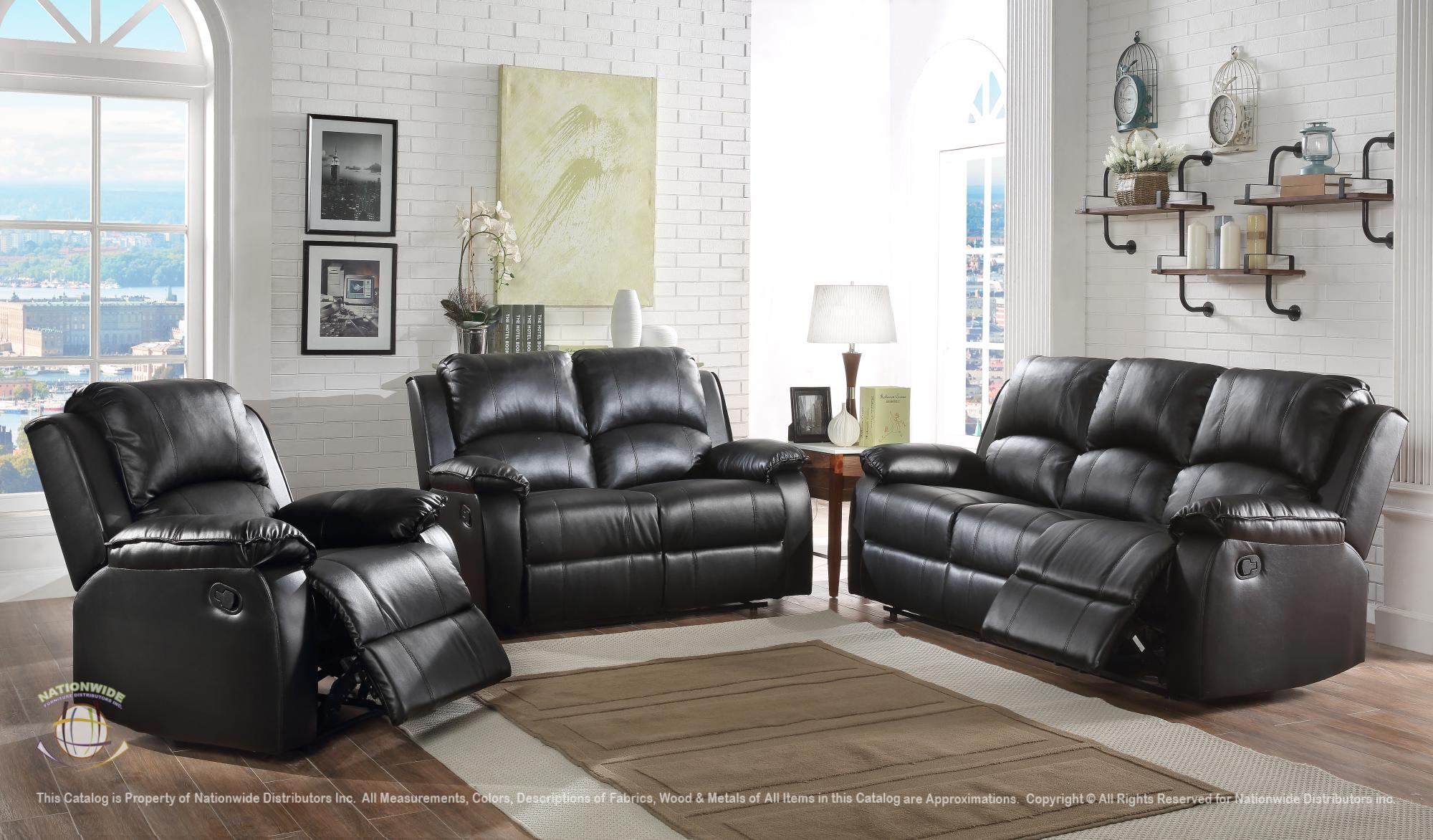 Reclining Sofa and Reclining Loveseat