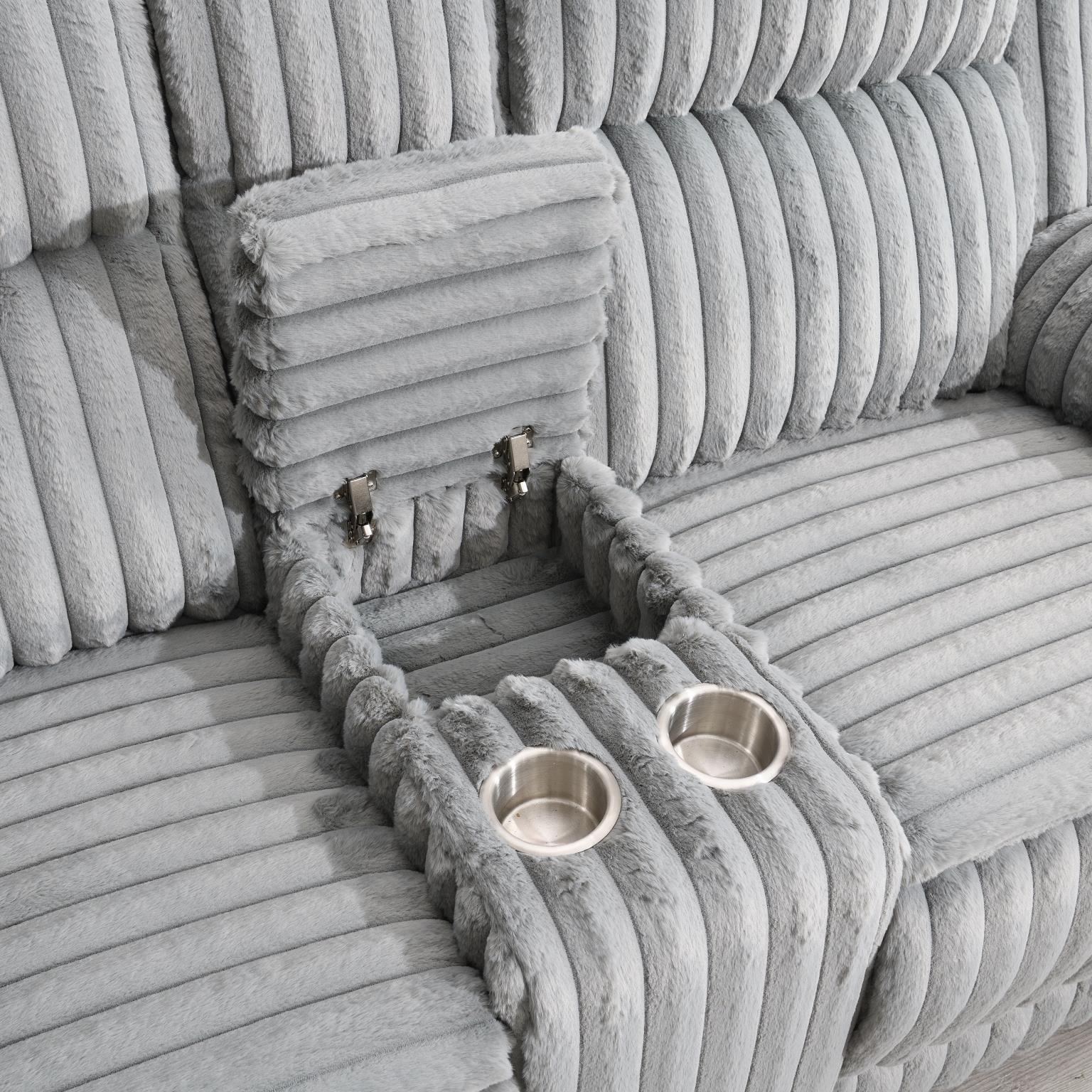 RECLINING SOFA-RECLINING LOVESEAT view 3