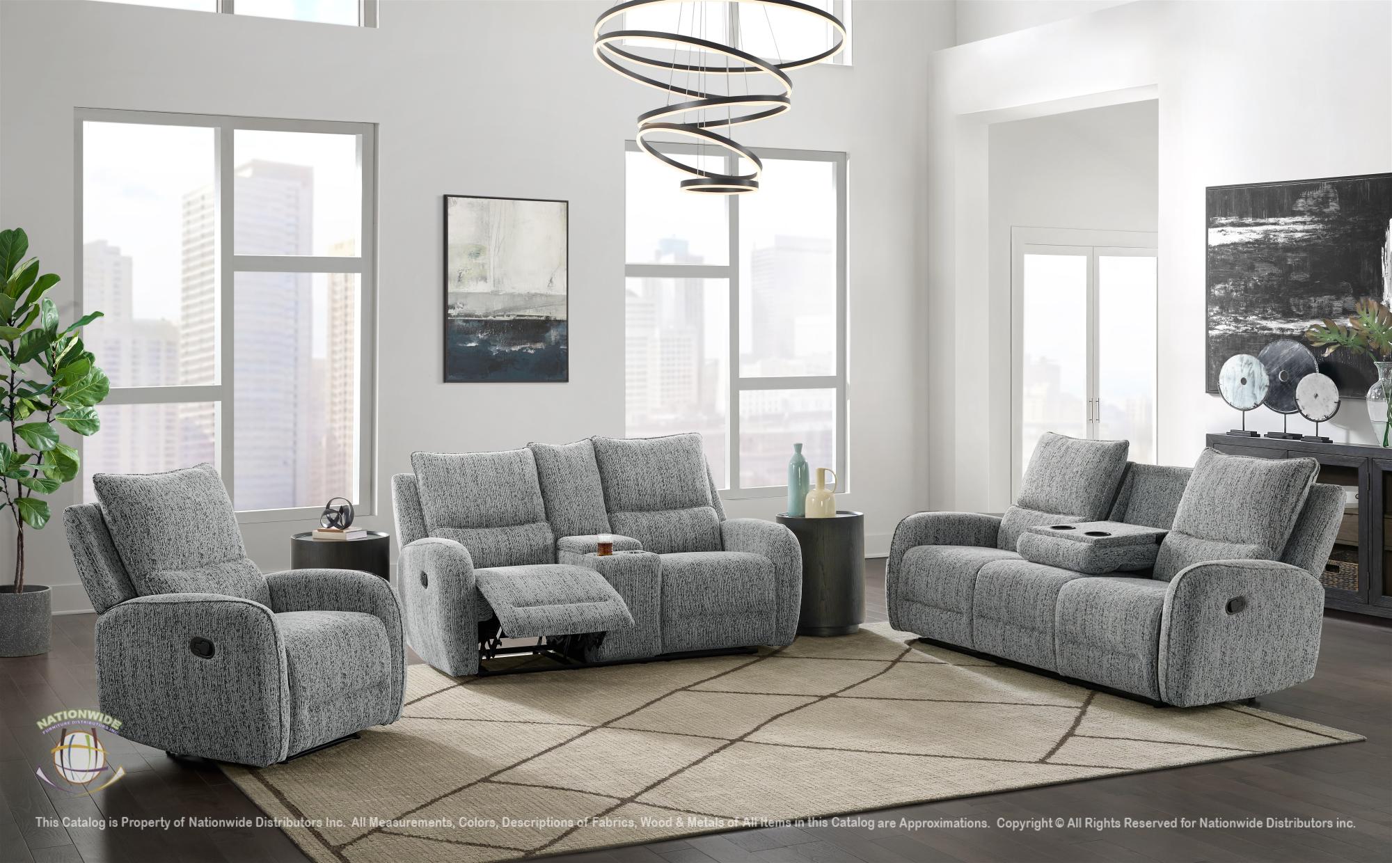 Reclining Sofa and Reclining Loveseat