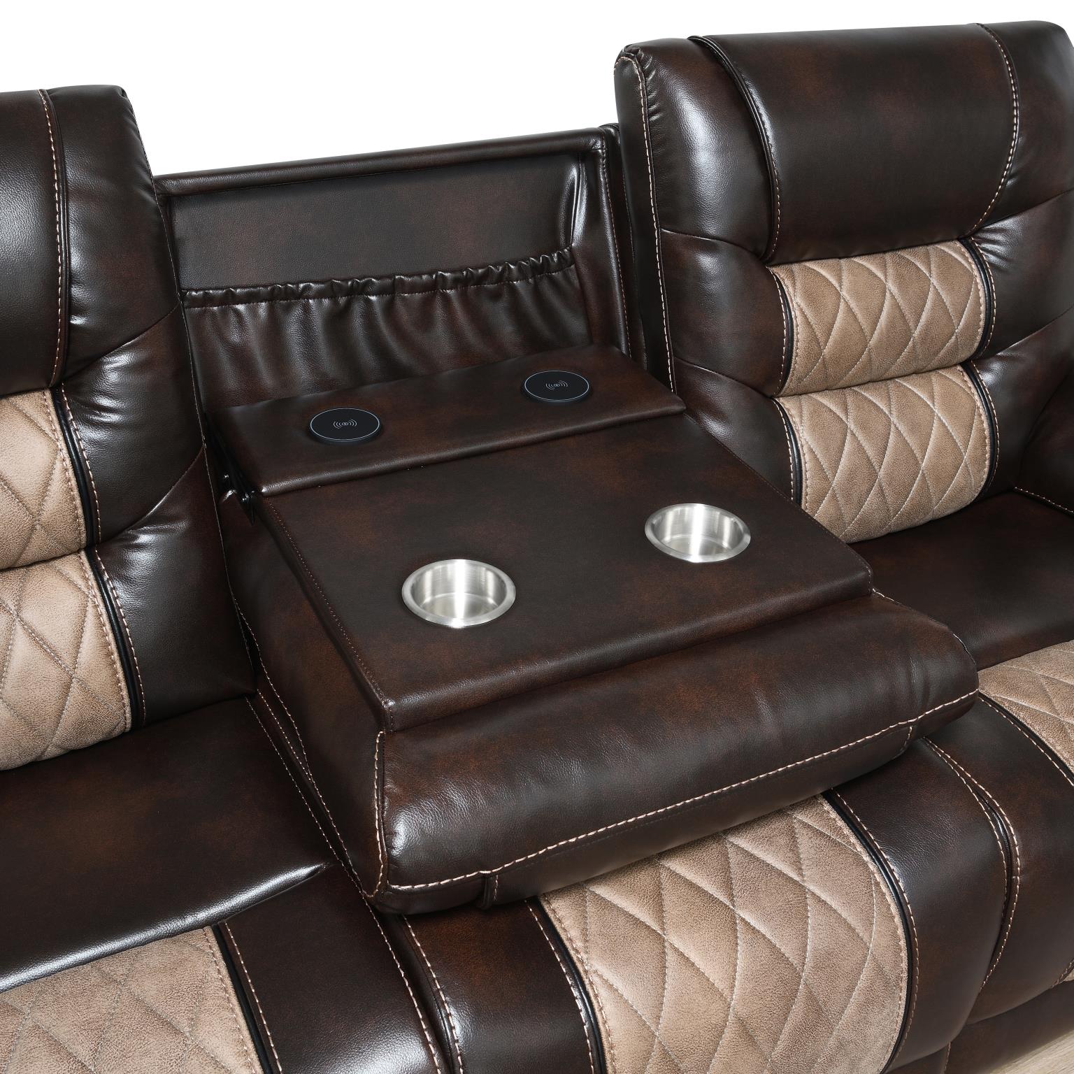 RECLINING SOFA-RECLINING LOVESEAT view 3