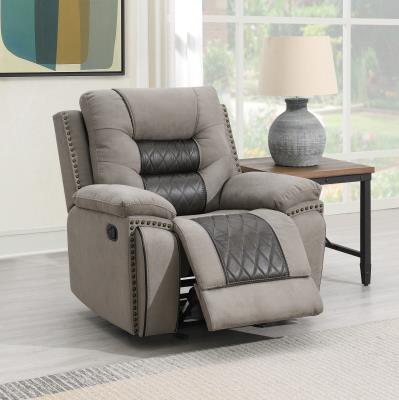 GRAY/CHARCOAL MOTION GLIDER CHAIR