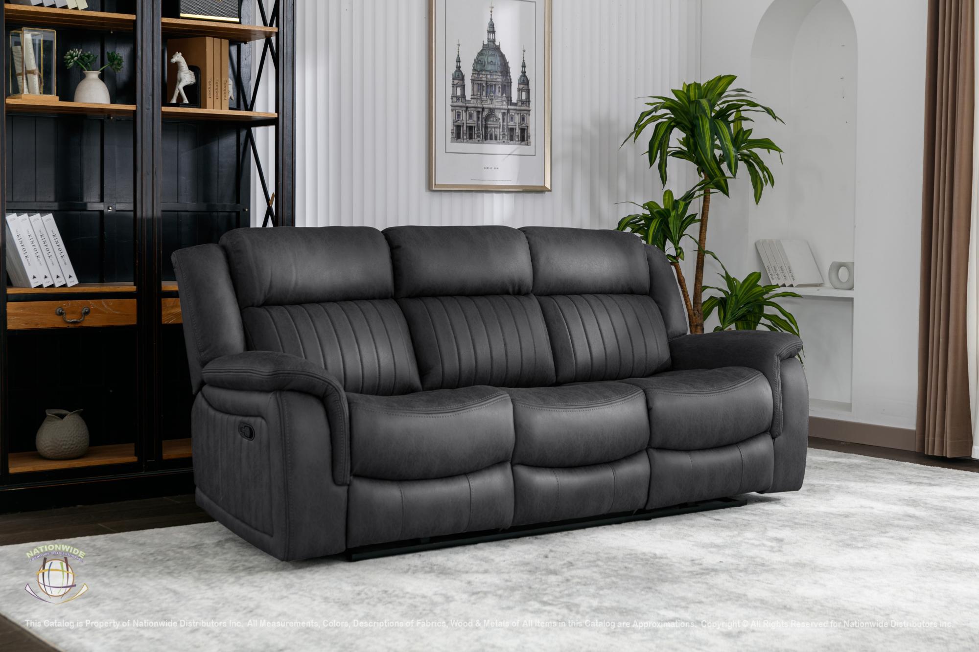 Reclining Sofa w/ Drop Table and Loveseat w/ Console & USB view 6