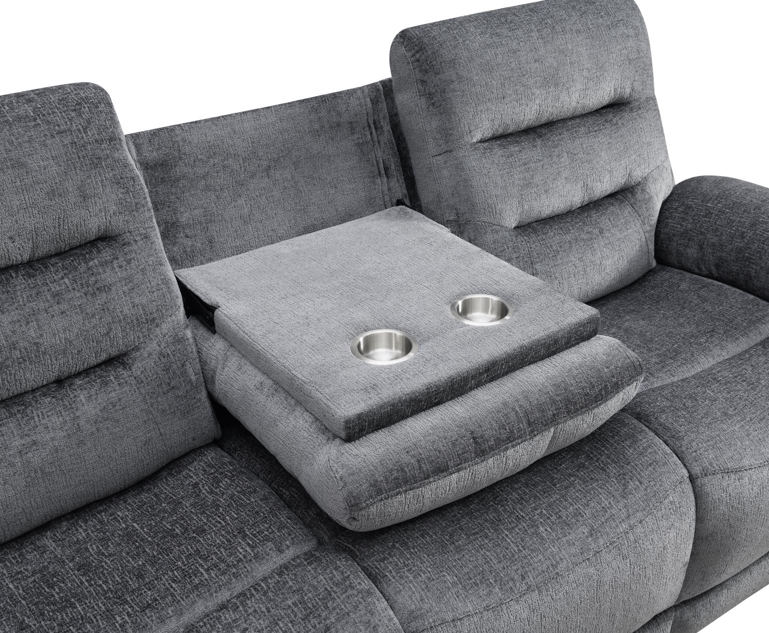 GRAY MOTION GLIDER CHAIR view 3