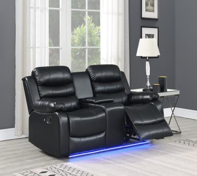 BLACK MOTION LED LOVESEAT