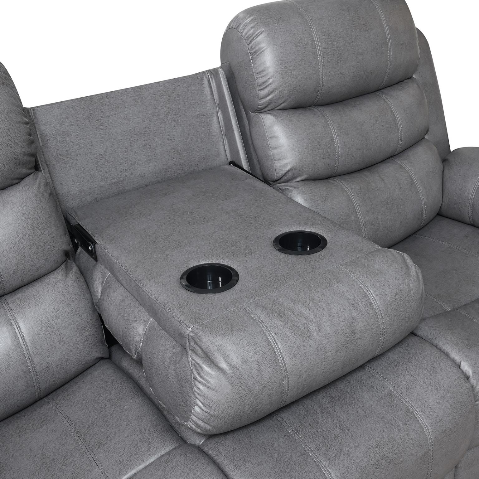 GRAY MOTION LED SOFA view 7