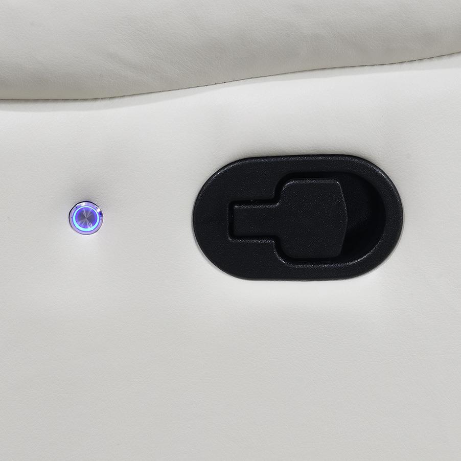 WHITE MOTION LED CHAIR view 5