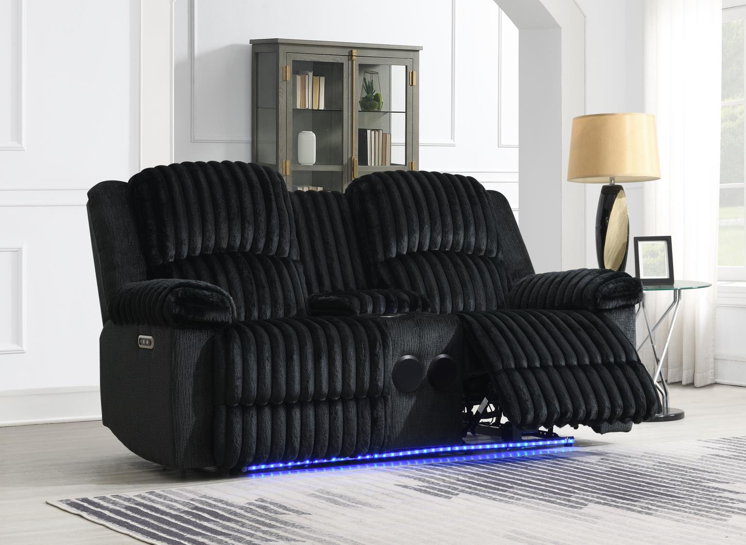 POWER RECLINING SOFA-POWER RECLINING LOVESEAT view 4