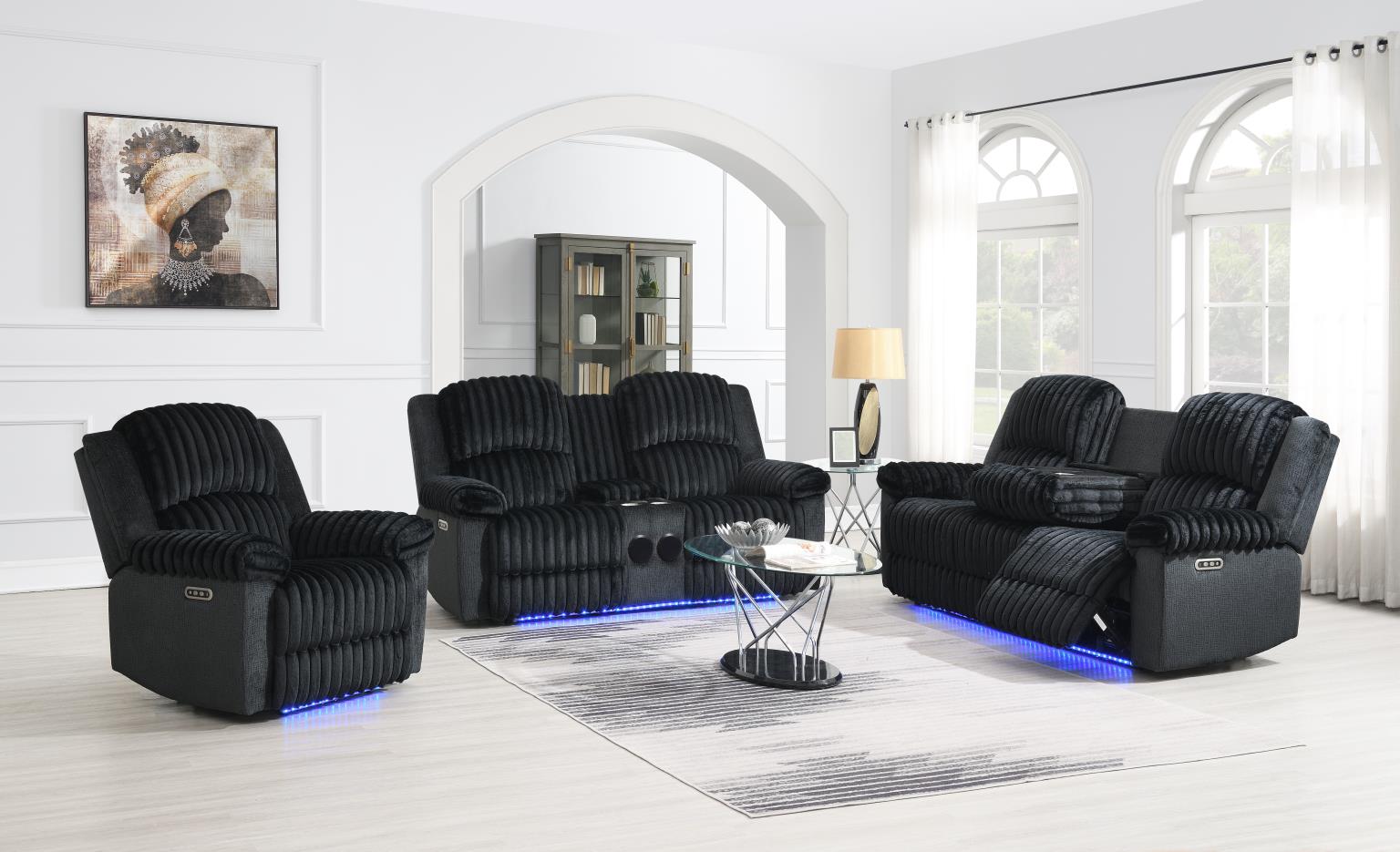 POWER RECLINING SOFA-POWER RECLINING LOVESEAT-POWER RECLINING CHAIR view 2