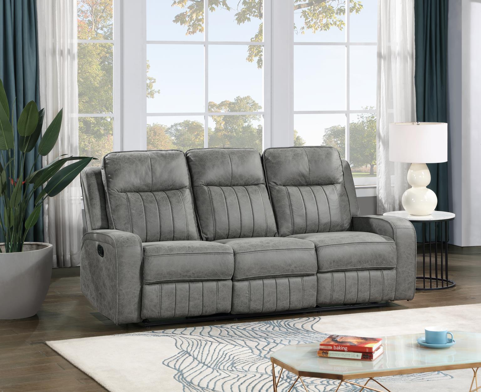 GRAY MOTION LOVESEAT view 4
