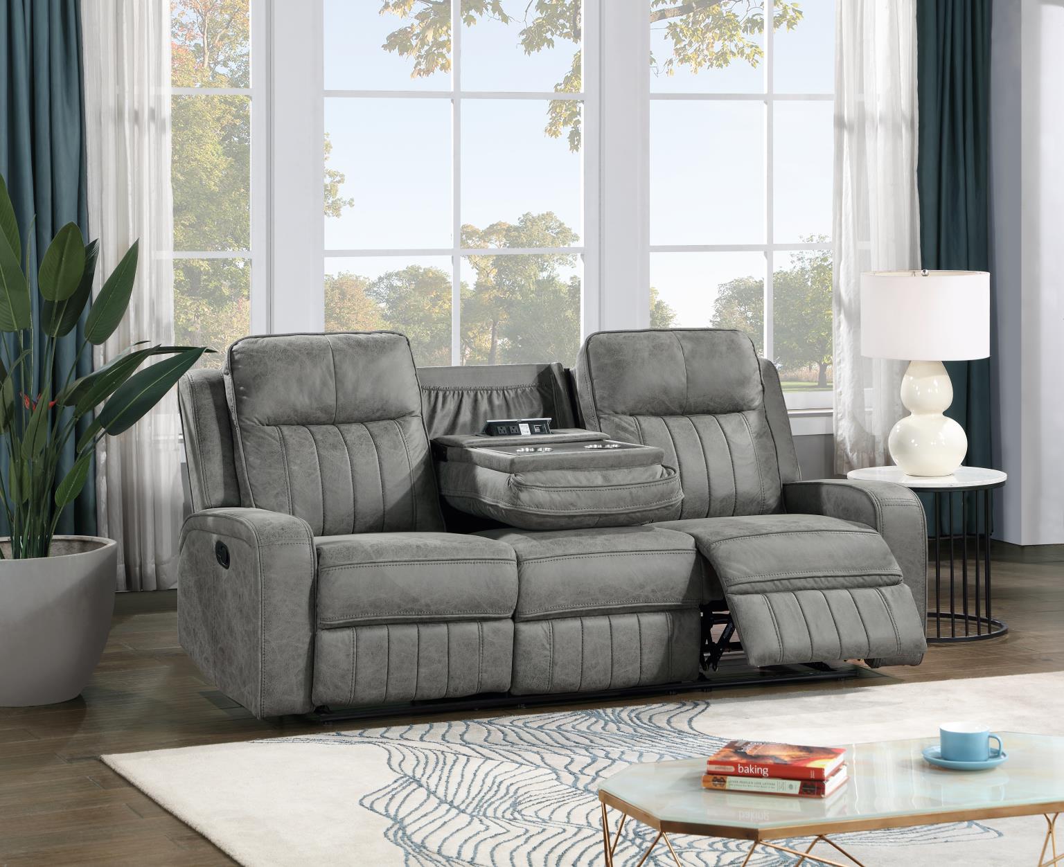 GRAY MOTION LOVESEAT view 5