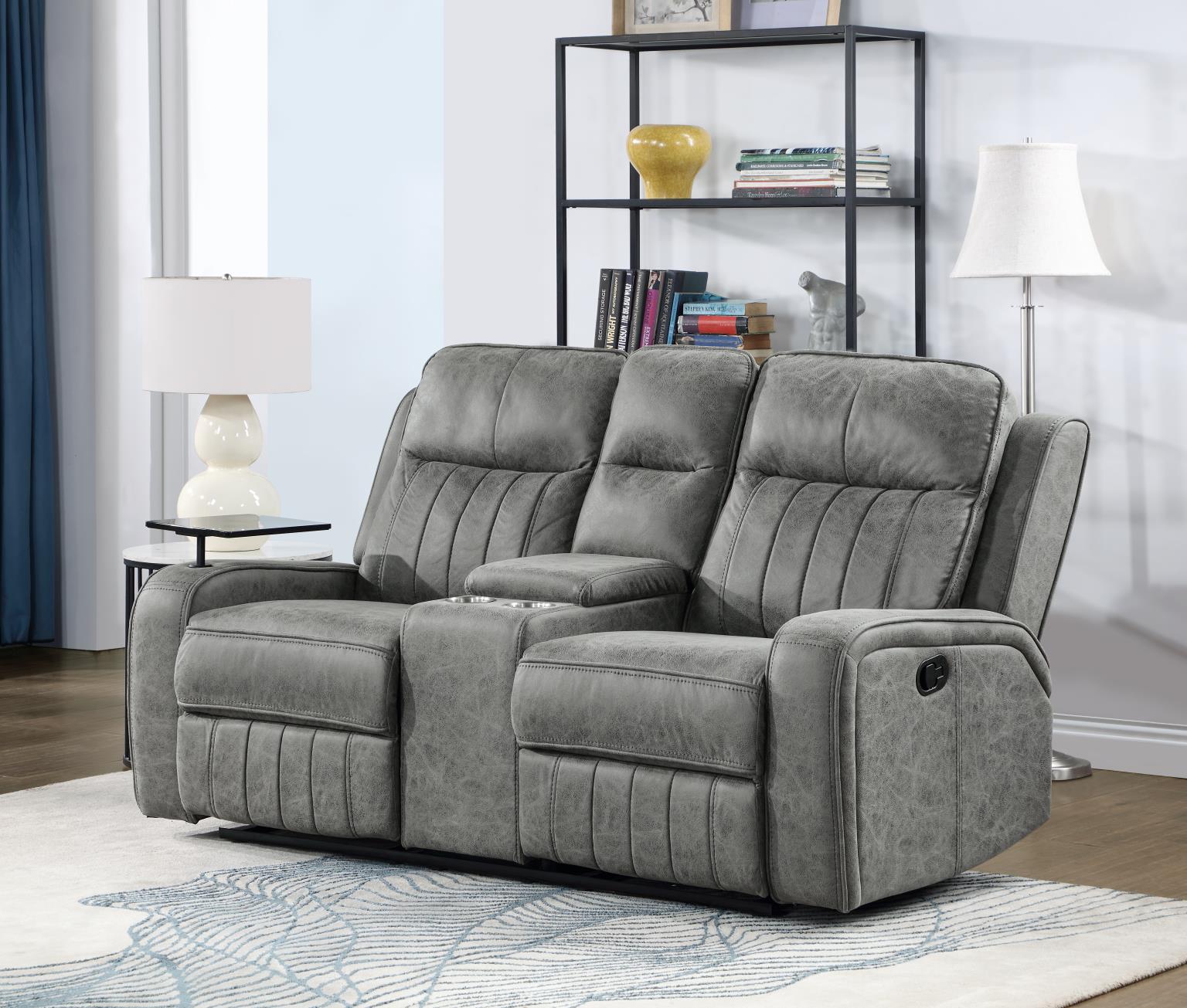 GRAY MOTION LOVESEAT view 6