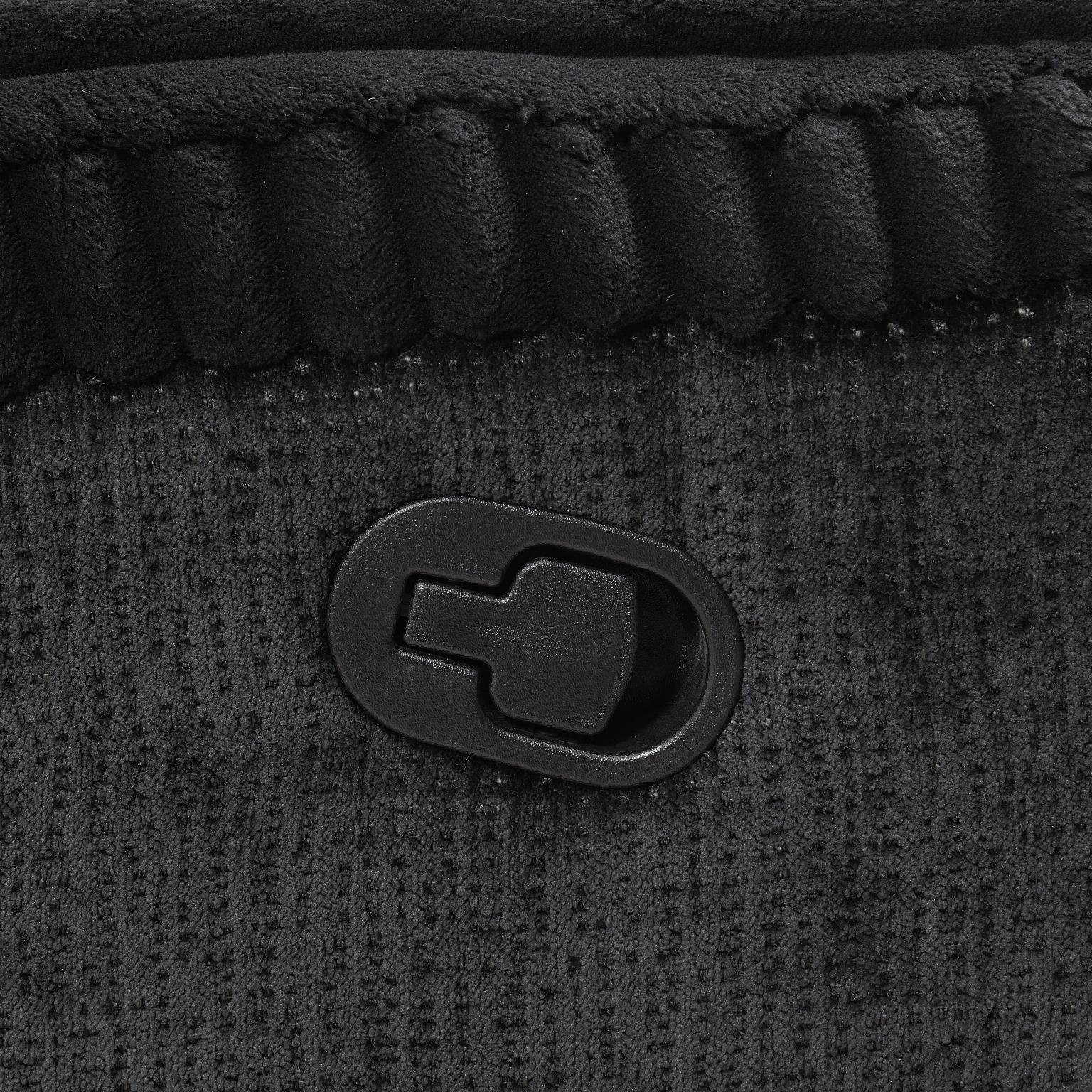 BLACK CORDUROY MOTION CHAIR view 5