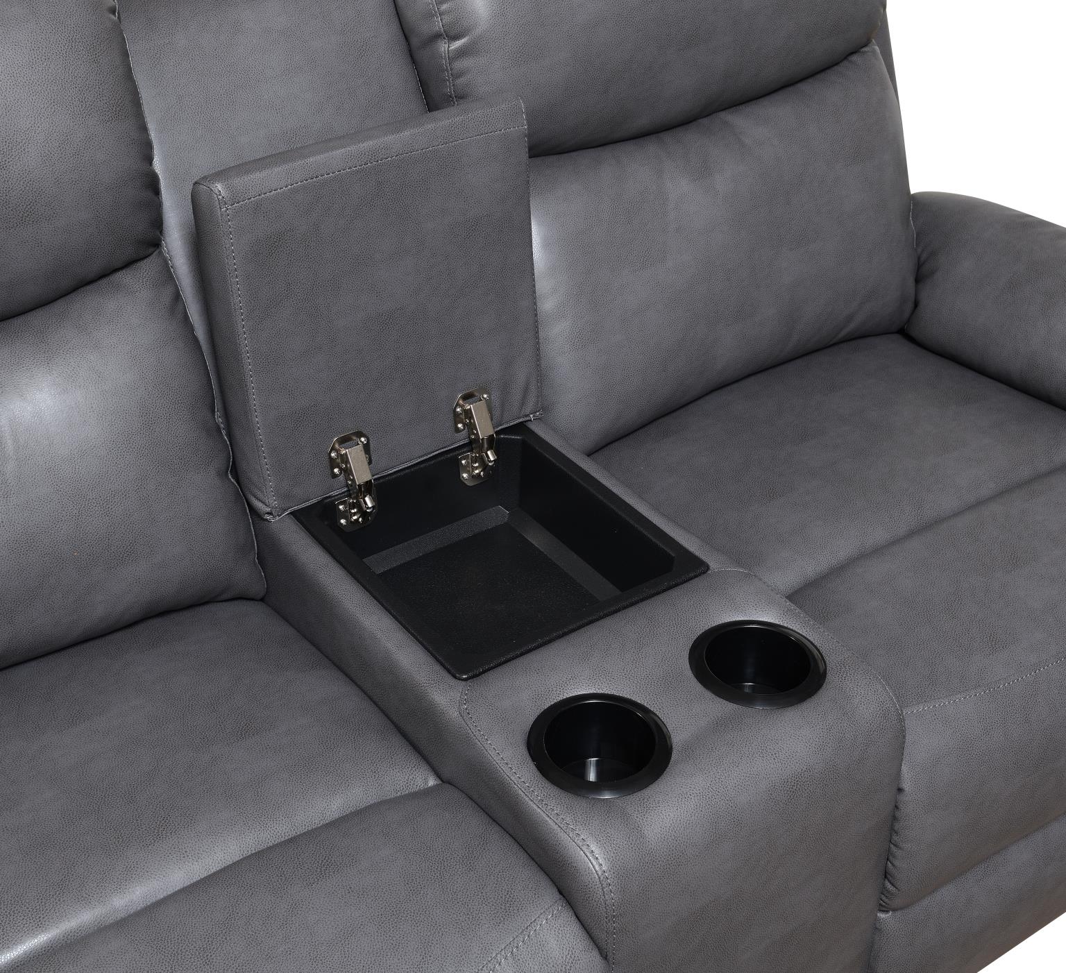 GRAY MOTION LOVESEAT view 6