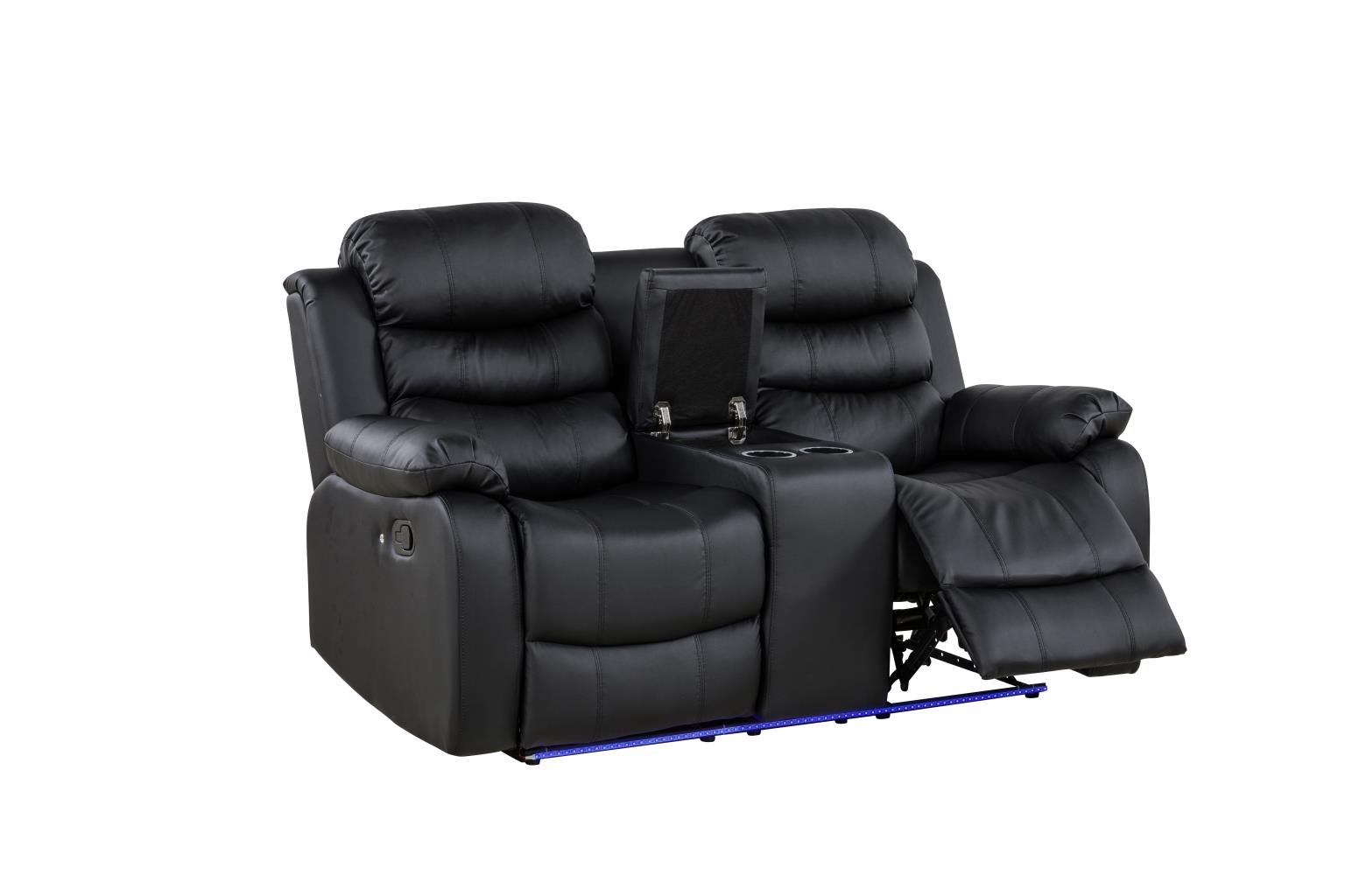 BLACK MOTION LOVESEAT view 2