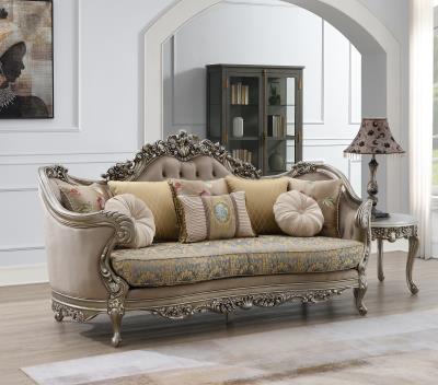 TRADITIONAL BROWN SOFA