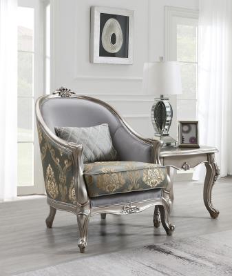 TRADITIONAL GRAY CHAIR