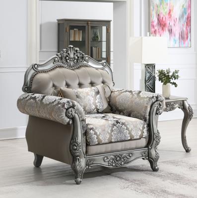 TRADITIONAL GRAY CHAIR