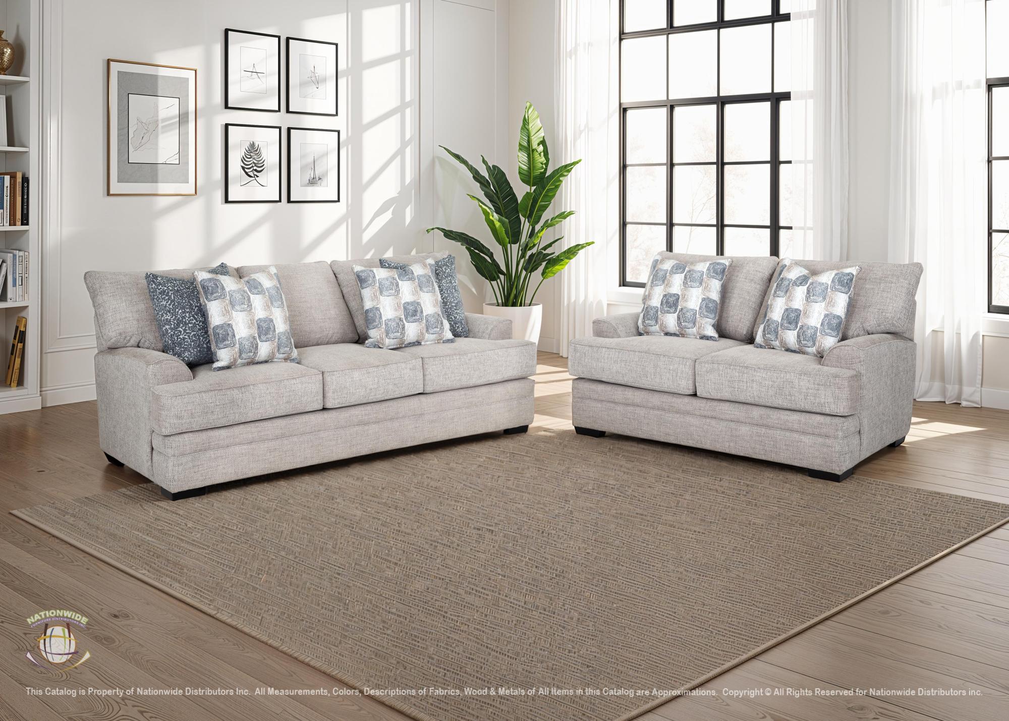 Sofa and Loveseat