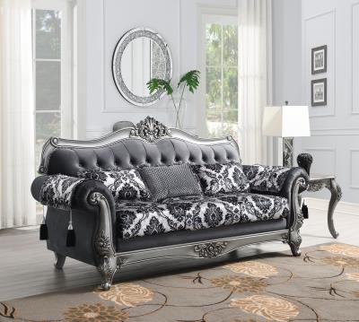 TRADITIONAL GRAY LOVESEAT